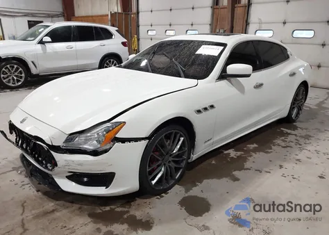 2017 Maserati Quattroporte S Gransport z USA, uszkodzony, nr VIN ZAM56RPS1H1236741